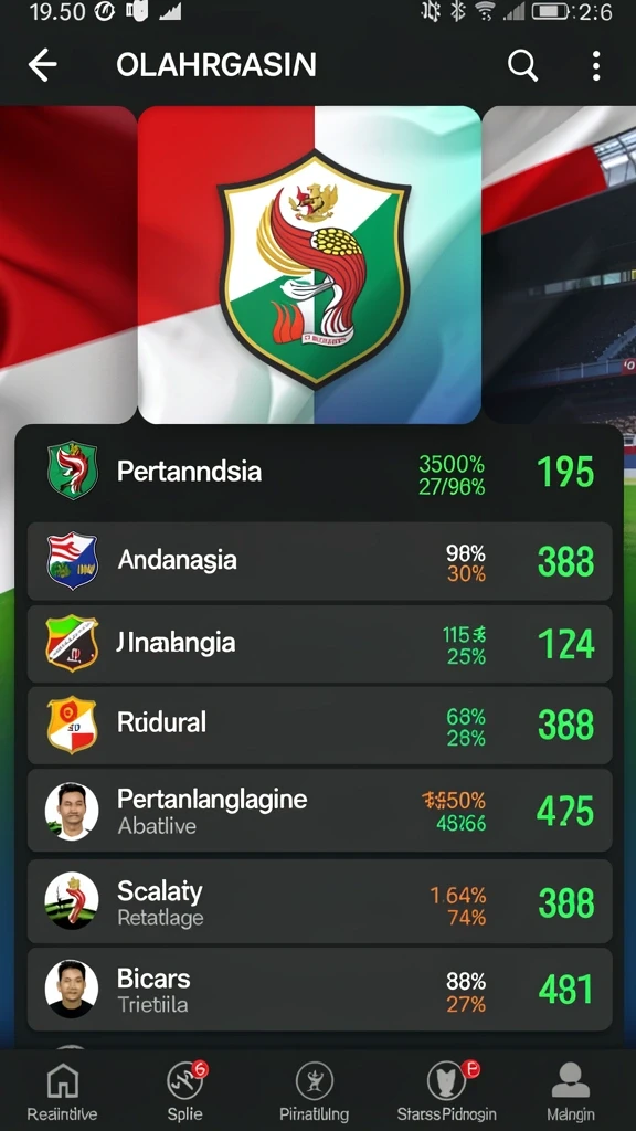 bosku777 - Tampilan antarmuka yang sederhana dan menarik.