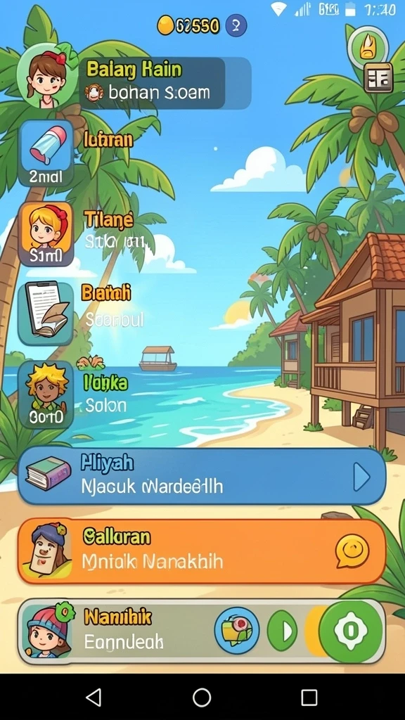 dorahoki - Karakter-karakter lucu dan menarik untuk dimainkan.