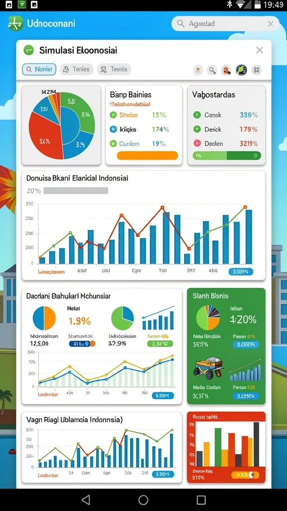 indo777 - Tampilan antarmuka aplikasi yang menarik dan user-friendly.