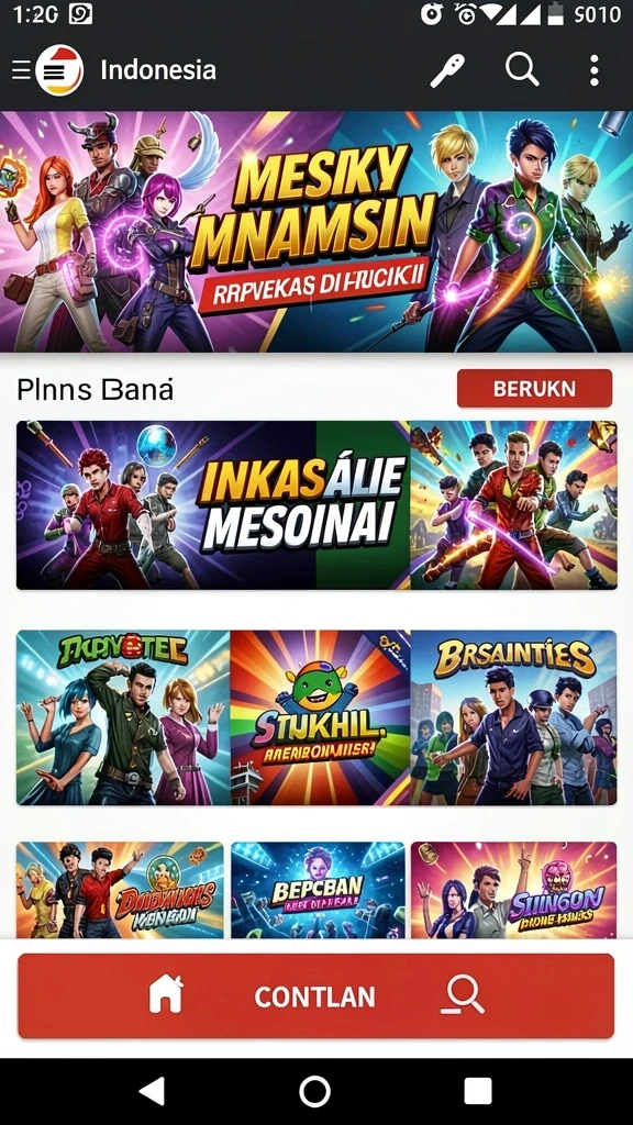 petirrp - Antarmuka pengguna yang menarik dan informatif.