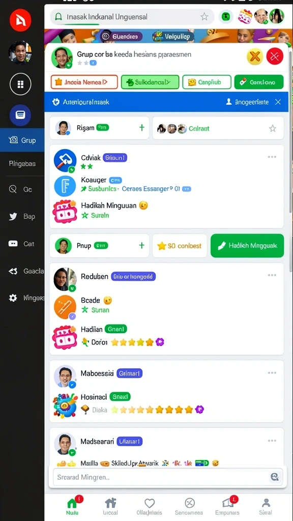 sultantoto - Screenshot kedua menampilkan berbagai permainan yang tersedia.
